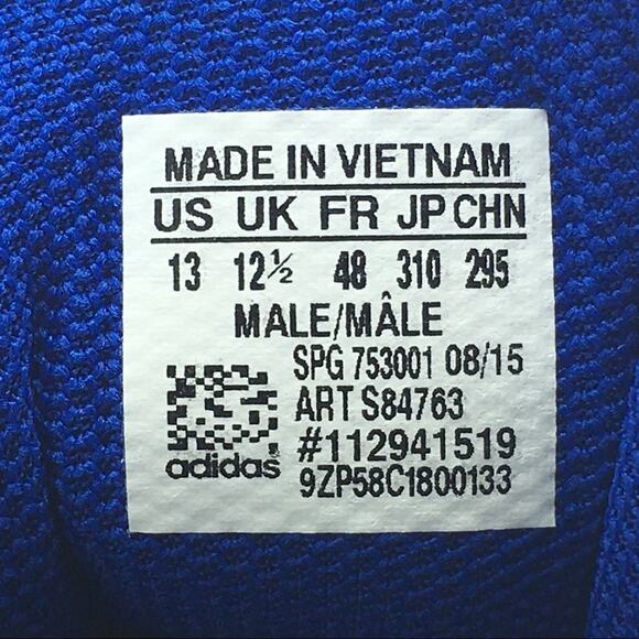 Adidas Mens Power Alley 3 Mid Baseball Cleats Royal Blue White Size 13 Brand New - Picture 8 of 8